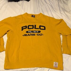 Polo by Ralph Lauren Mustard Crewneck Sweater